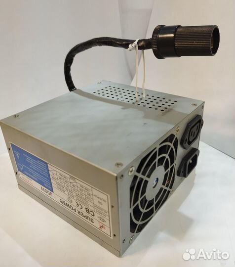 Блок питания с 220В на 12В для авто компрессора