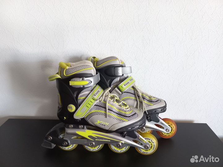 Ролики детские раздвижные 34-38 xiang tian abec-7