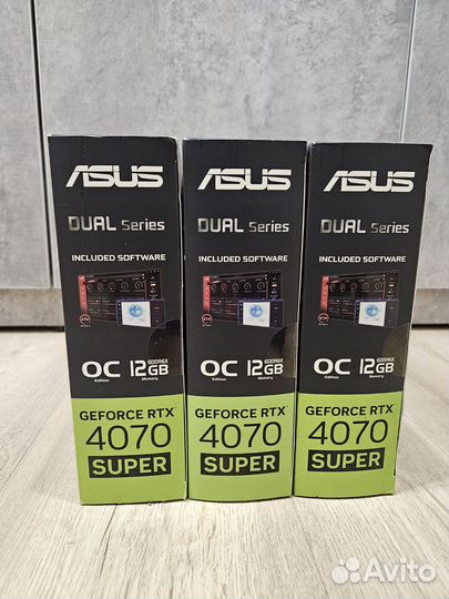 Видеокарта Asus RTX 4070 Super 12gb + гарантия