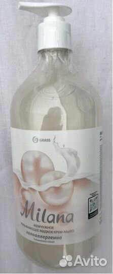 Крем-мыло жидкое Жемчужное с дозатором, 1 л