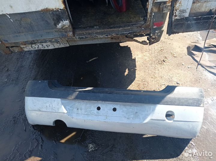 Бампер рено логан