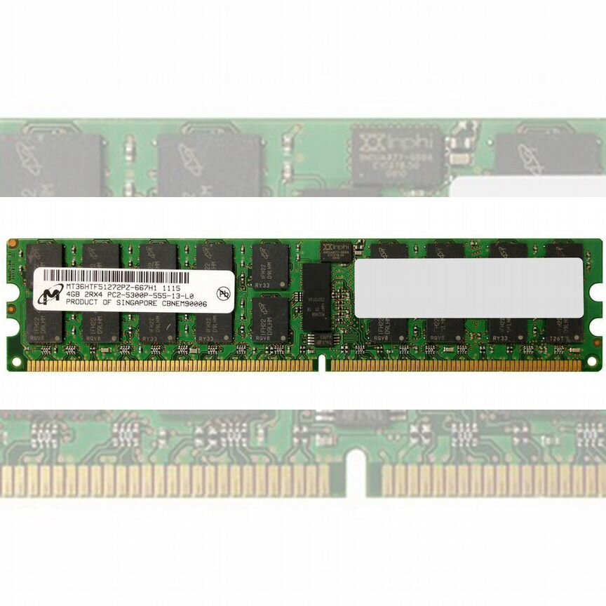 [MT36HTF51272PZ-667H1] Оперативная Память Micron 4gb Mt36htf51272pz-667h1