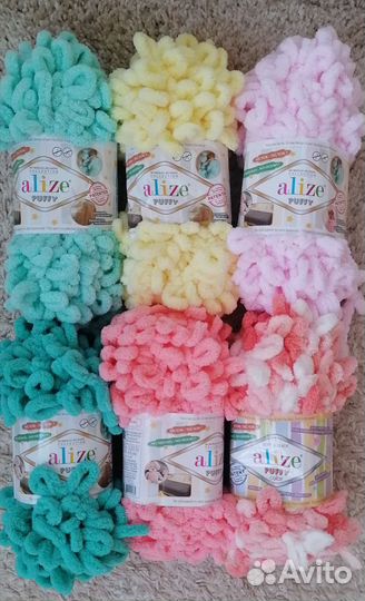 Пряжа alize puffy ализе пуффи