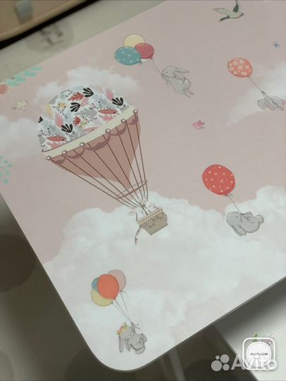 Детский стол и стул новый с рисунком