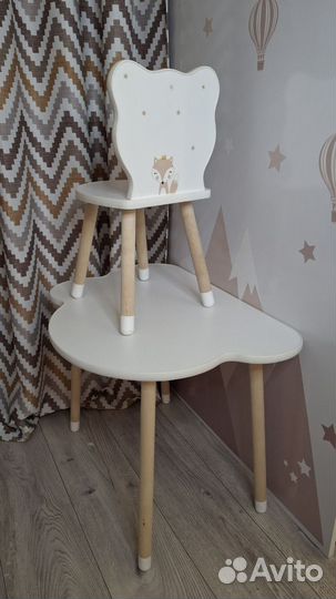 Детский стол и стул