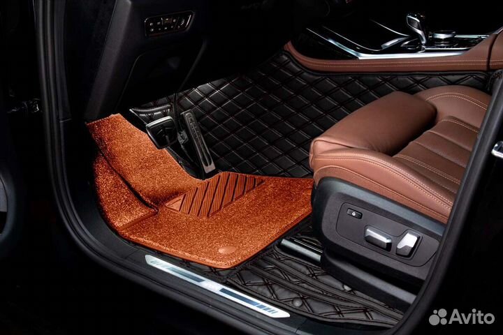 3D Коврики Range Rover Салон Багажник из Экокожи