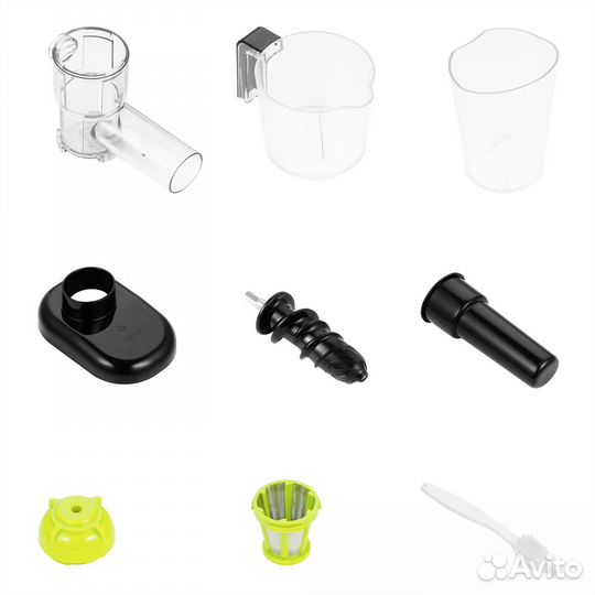 Соковыжималка шнековая Kitfort кт-1111-1 черный