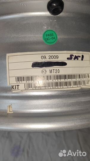 Диск литой R15 6J 5x100 (VW, Skoda)