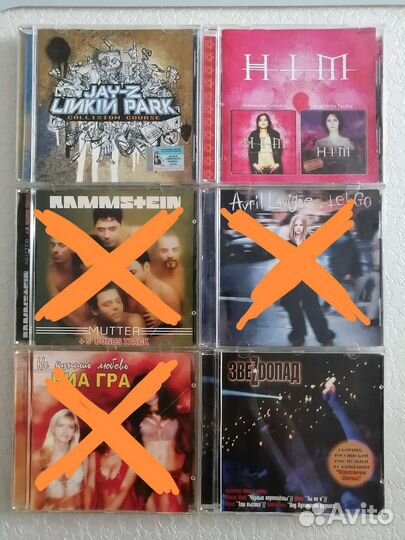 Cd диски Linkin Park HIM