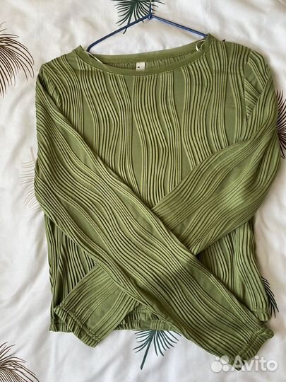 Лонгсливы зеленые/хаки