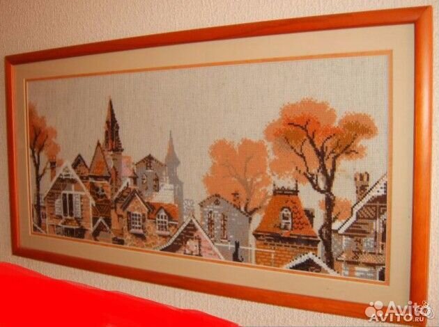 Картина, вышита крестиком