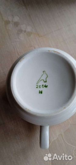 Чашка с блюдцем