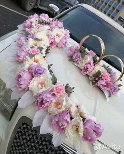 Свадебные аксессуары на машину