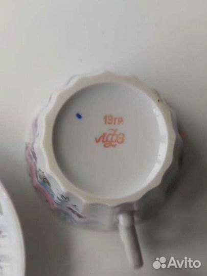 Чашка с блюдцем лфз