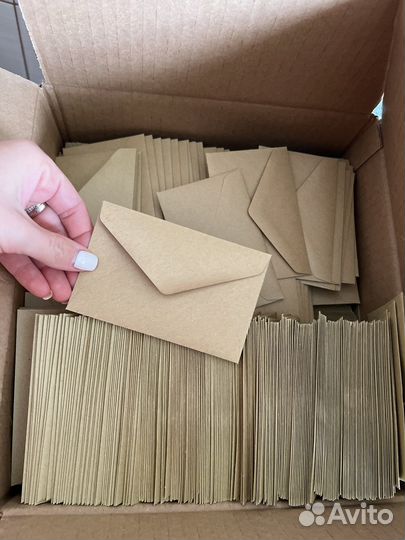 Конверты маленькие 7х11 для визиток