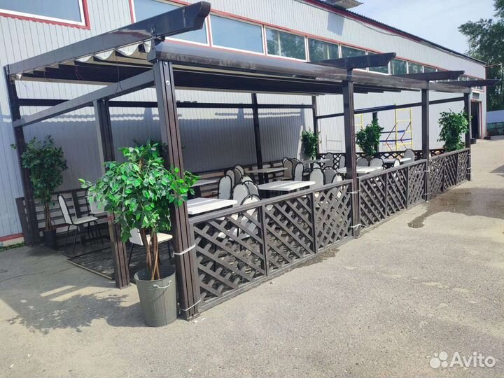 Биседка для кафе, рестораныов