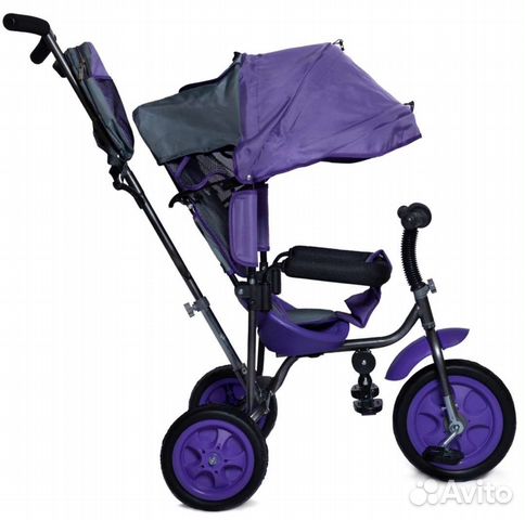 Трехколесный велосипед с родительской ручкой