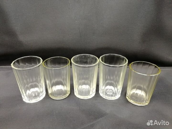 Стопка граненая 95-100 мл стекло 8*5,5 см ссз