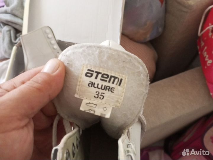 Коньки для девочки, бу, атеми, 35 размер