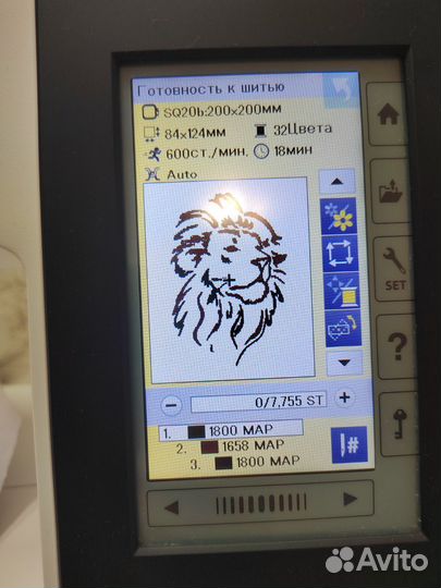 Машинная вышивка