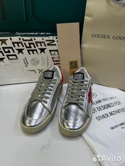 Кеды Golden Goose Серебристый цвет