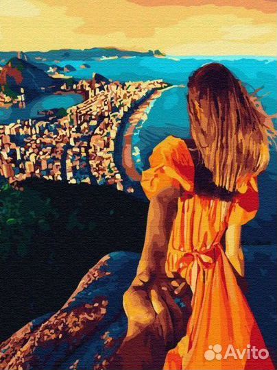 Новая картина по номерам 40х50 на подрамнике