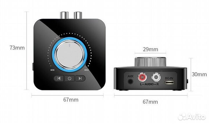 Адаптер Bluetooth Трансмиттер / Ресивер М5