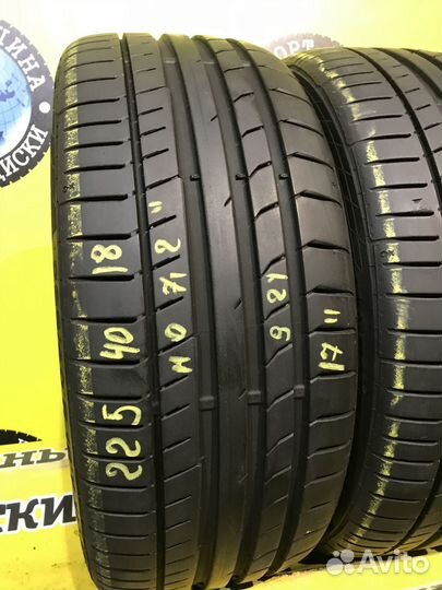Continental ContiSportContact 5 225/40 R18 и 255/35 R18 92Y
