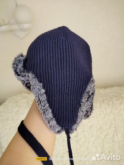 Шапка ушанка на мальчика