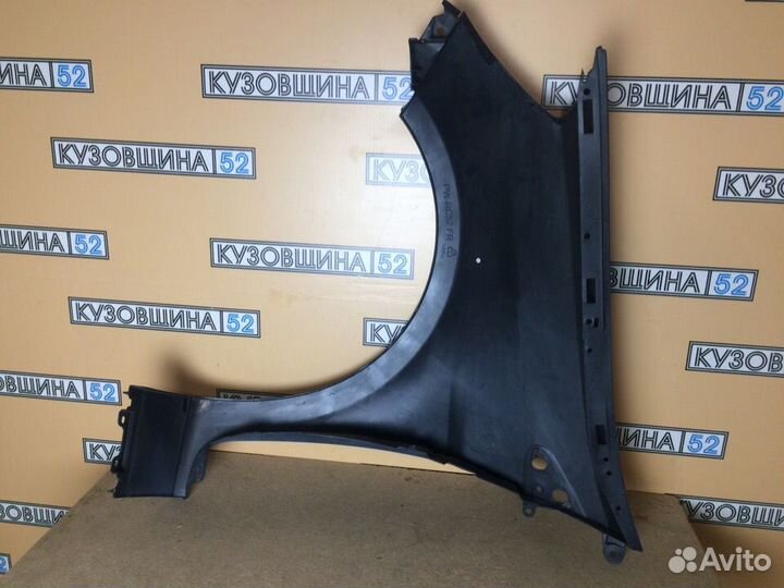 Крыло правое Renault Clio (06-г) пластик