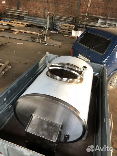 Ёмкость из нержавеющей стали для молока и воды