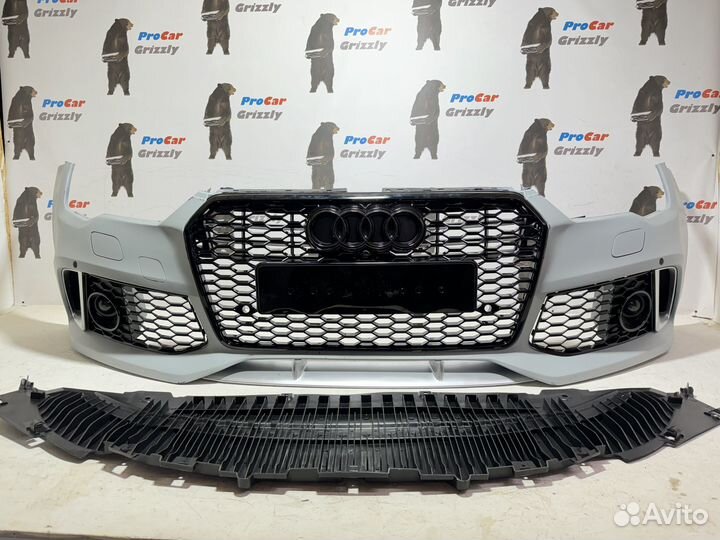 Передний бампер Audi A7 RS стиль рестайлинг
