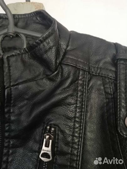 Кожаная куртка детская