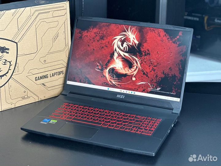 Ноутбук новый i5-12450h rtx3050 17.3 дюйма 16 гб