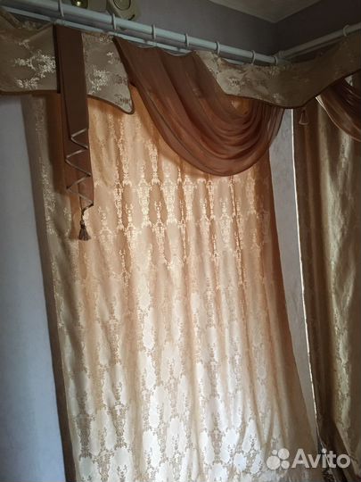 Ламбрекен+шторы