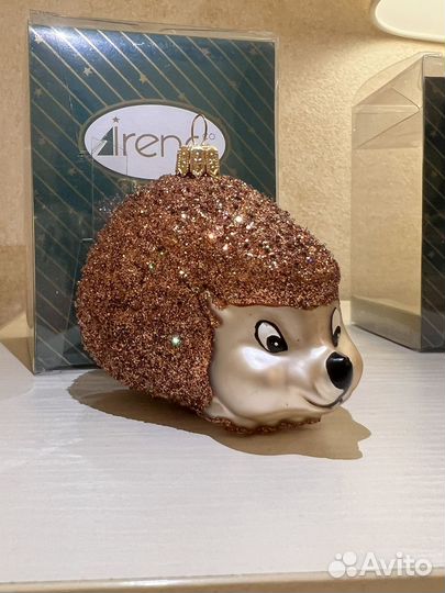 Елочные игрушки ёжики irena