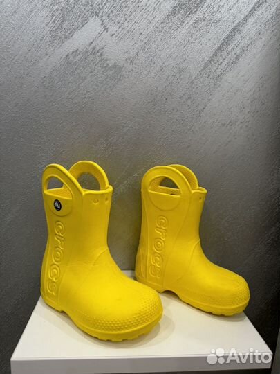 Резиновые сапоги crocs 27