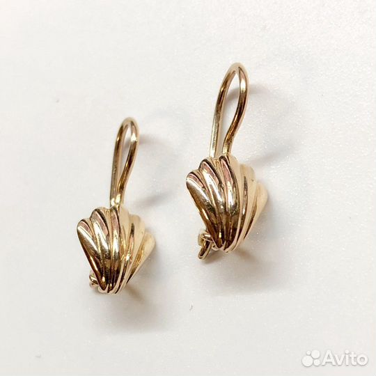 Золотые серьги 585 пробы