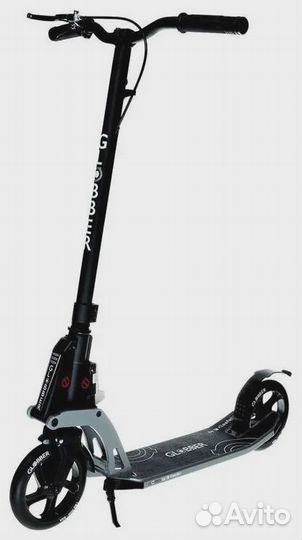 Самокат globber One K 180 BR с тормозом (черный)