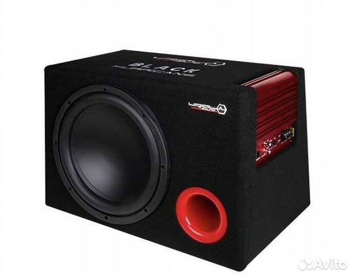 Автосабвуфер активный урал AS-D12A blaск hurricane