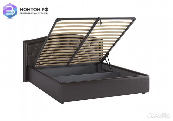 Кровать Верона 1.8 м темно-коричневая