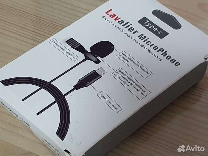 Петличный микрофон Type-C