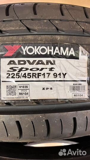 Yokohama Advan Sport V103S 225/45 R17