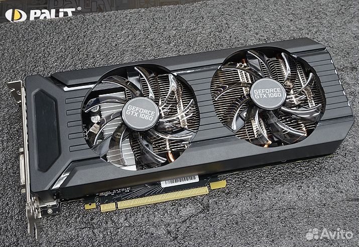 Видеокарта NVidia GTX 1060 6gb Palit GeForce