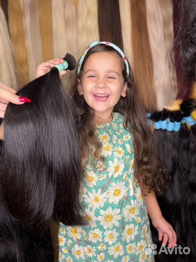 Волосы для наращивания шоколад