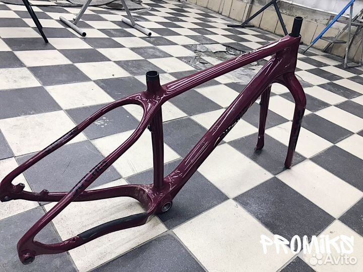 Профессиональная покраска велосипеда