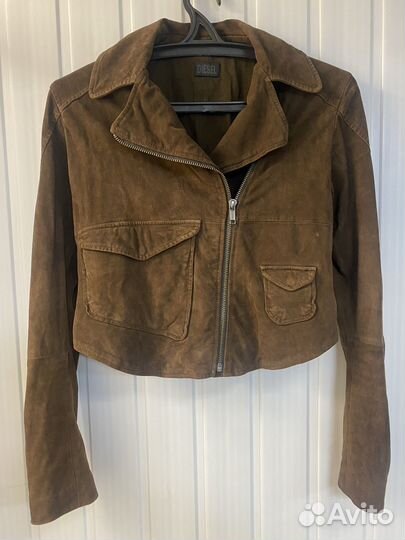 Мотокуртка кожаная