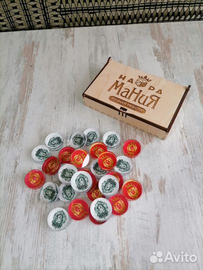 Фишки для нард оргстекло