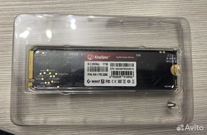 1TB KingSpec NX Series SSD M2 NVMe