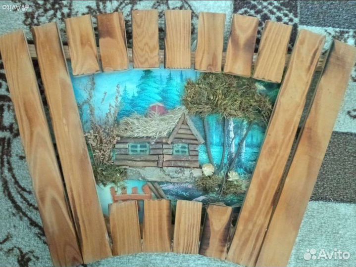 Картина из натуральных материалов